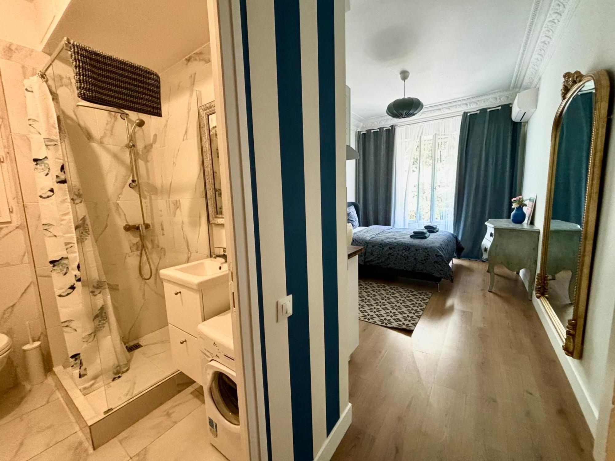 Studio 2 Steps From The Sea Near The Negresco Hotel Niza Exterior foto